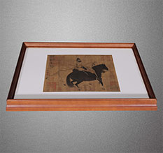 江门书画装裱配框服务案例